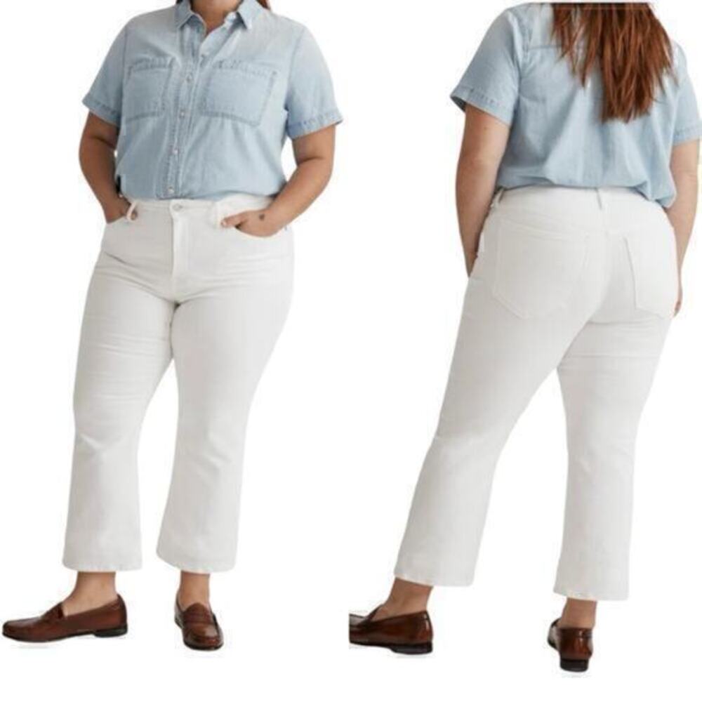 Madewell Tall Kick Out Crop Jeans Vintage Canvas NN729 size T32 NWT
